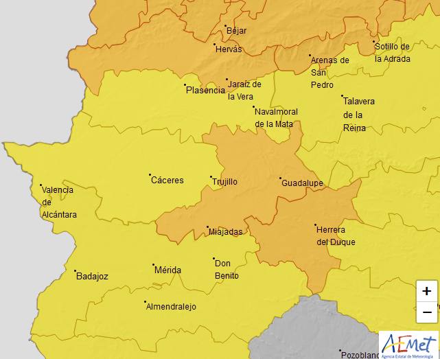 Avisos activos para el viernes 22 de enero. 