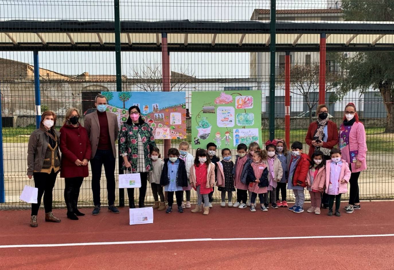 Infantil 3 años. Uno de los grupos que recibieron premio. 