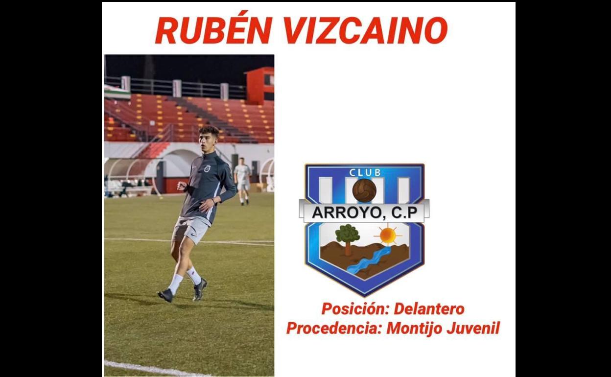 Rubén Vizcaíno, nuevo fichaje del Arroyo CP