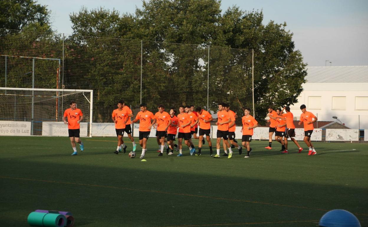 Primeros entrenamientos del Arroyo CP. 