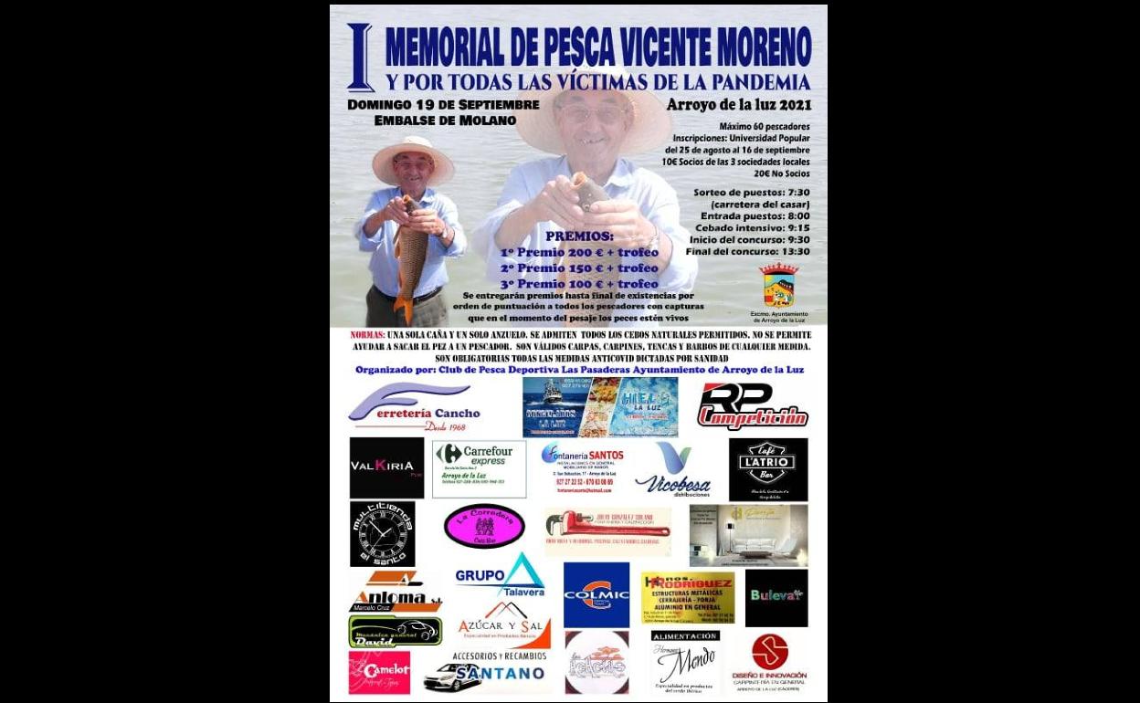 I Memorial de Pesca Vicente Moreno y por todas las víctimas de la Pandemia
