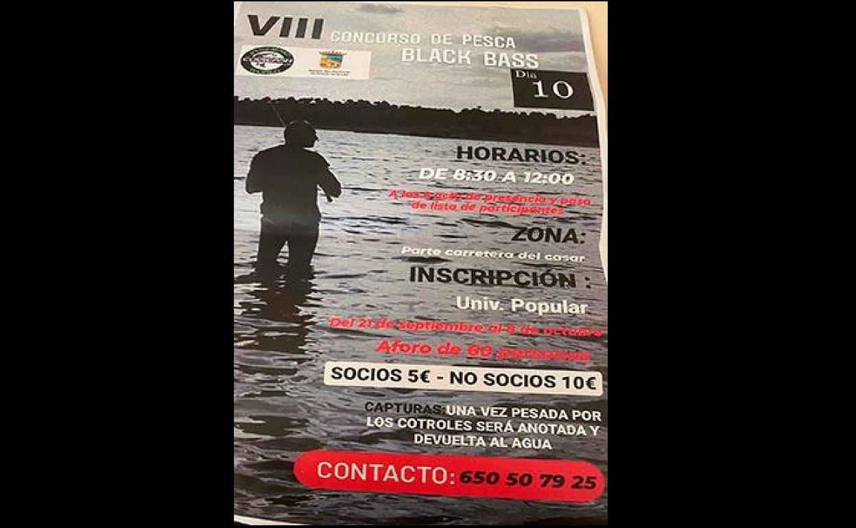 La Asociación de Pesca Local convoca el VIII Concurso de Pesca Black Bass