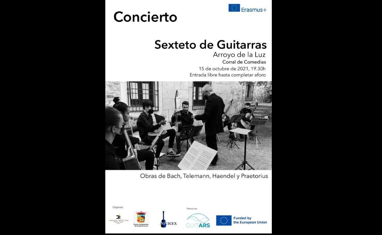 El Corral de Comedias acoge el concierto Sexteto de Guitarras