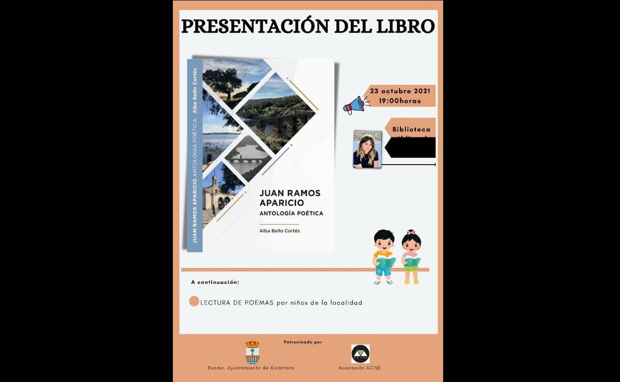 Alba Bello presenta en Alcántara 'Juan Ramos Aparicio. Antología Poética'