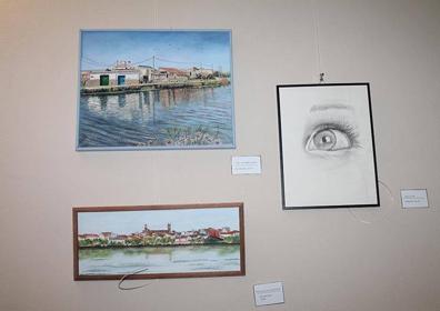 Imagen secundaria 1 - Parte de las obras expuestas. 