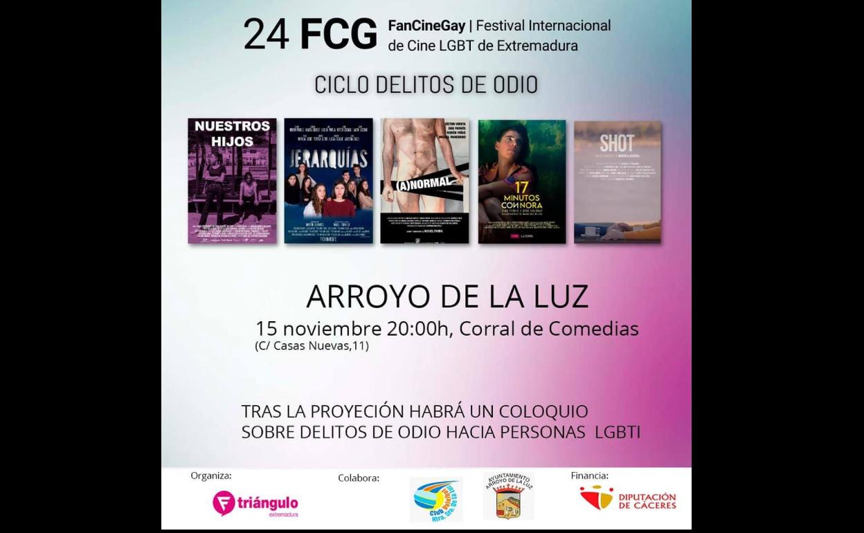 El club de voleibol de Arroyo de la luz participará con el festival FanCineGay en el ciclo de Delitos de Odio