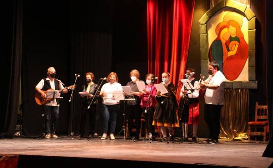Coro Ntra. Sra. de la Asunción durante la Gala de Navidad. 