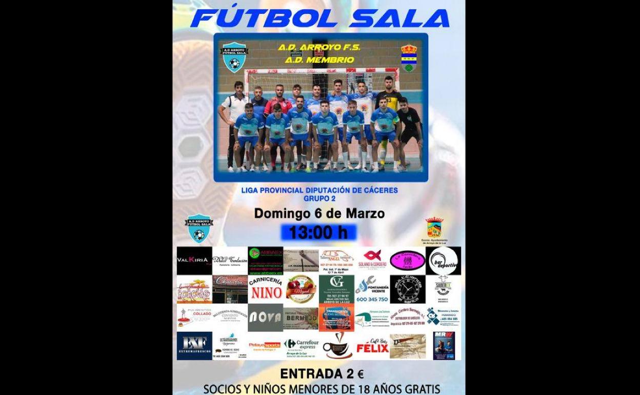 El Arroyo FS recibe al líder