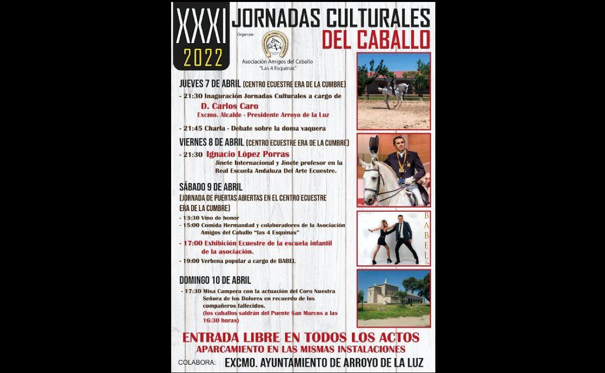 La Asociación Amigos del Caballo Las Cuatro Esquinas organizan las XXXI Jornadas del Caballo