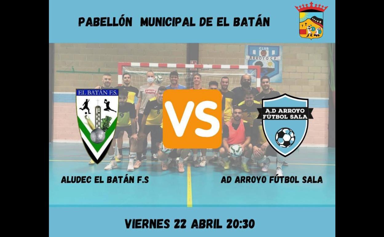 El Arroyo FS se desplazará para enfrentarse al Aludec El Batán