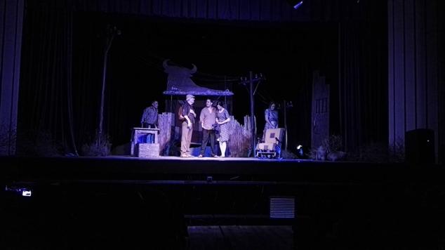 Acebuche Teatro representó 'La Siega' en la segunda cita.