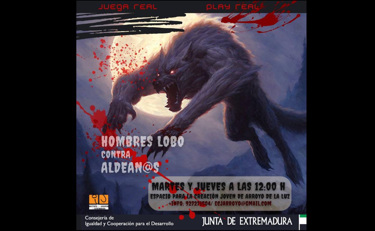 Juego de rol en el ECJ de Arroyo de la Luz, 'Hombres lobo contra aldeanos'