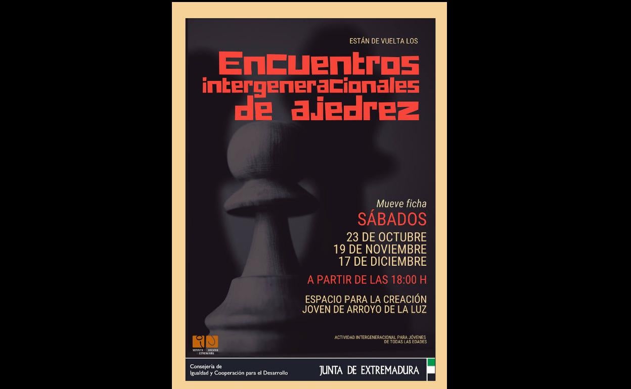 El Espacio para la Creación Joven acoge un nuevo Encuentro Intergeneracional de Ajedrez