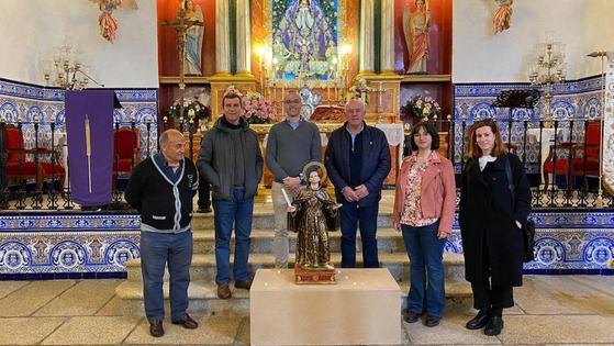 San Pedrino vuelve a la ermita tras su restauración