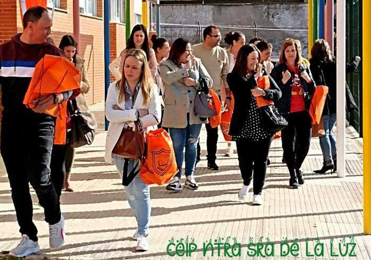 Imagen principal - Visita del patio de recreo.