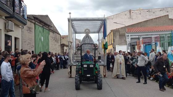 Calles en las que se prohíbe el estacionamiento por la bajada de la Virgen de la Luz al pueblo