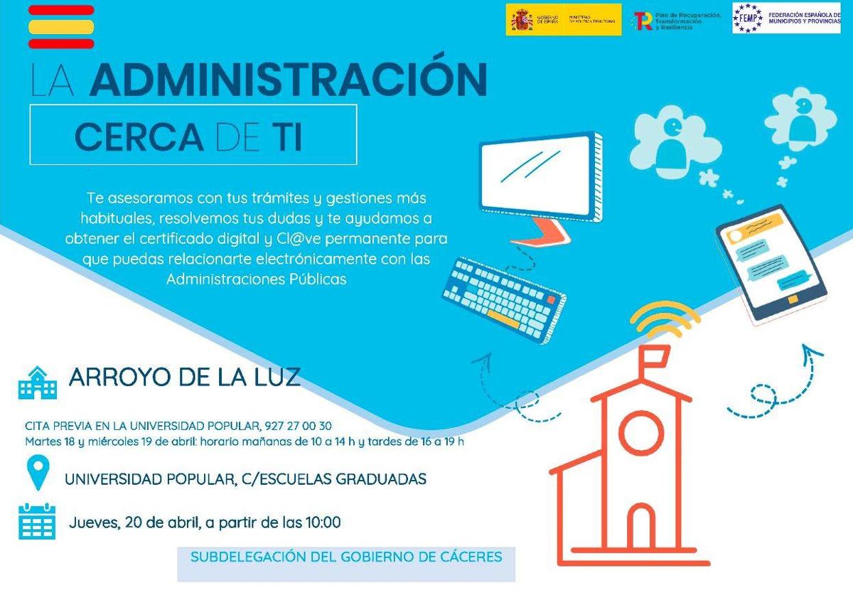 El SEPE prestará servicio en Arroyo de la Luz