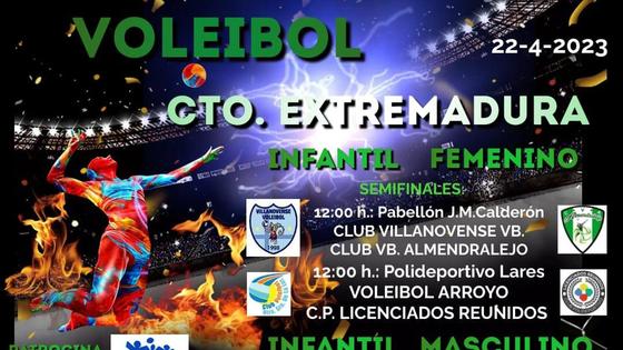 Las infantiles del voleibol arroyano se juegan el campeonato en Villanueva de la Serena