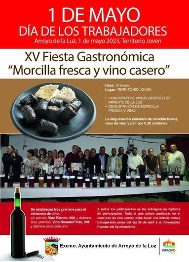Vuelve la Fiesta Gastronómica &#039;Morcilla fresca y vino casero&#039;