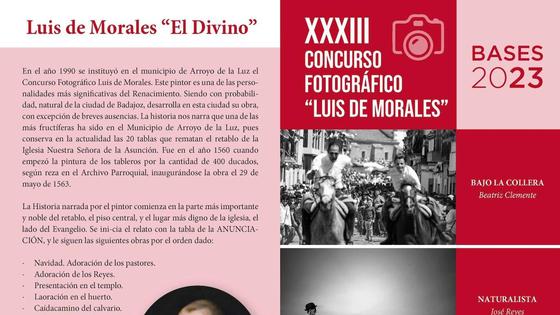 Publicadas las bases del Concurso Internacional Fotográfico 'Luis de Morales'