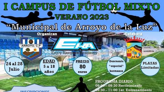 Arroyo de la Luz acoge el Campus de Fútbol Mixto Verano 2023