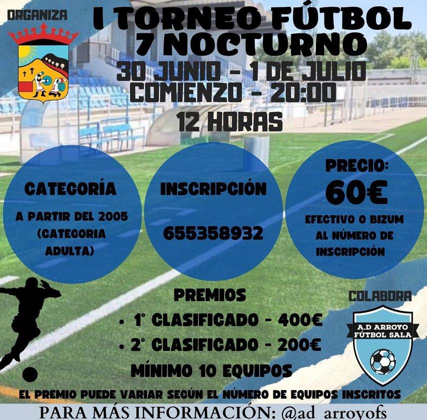 Este verano llega el I Torneo de Fútbol 7 Nocturno