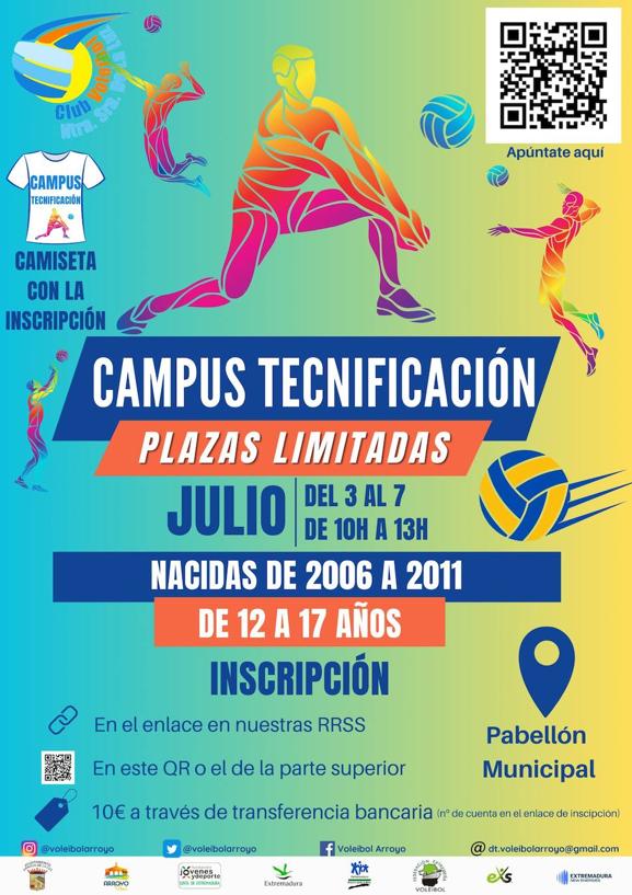 El club de voleibol Ntra. Sra. de la Luz organiza un Campus de Tecnificación