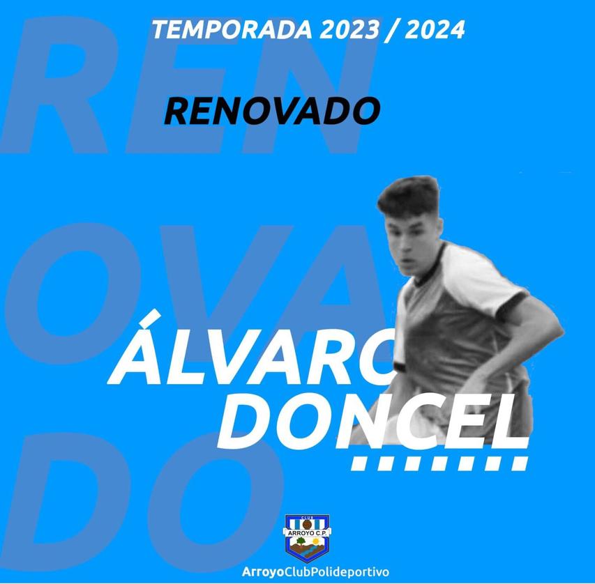 Álvaro Doncel renueva con el Arroyo CP