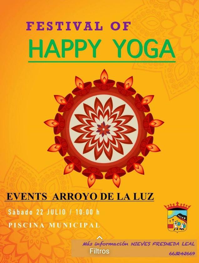Yoga al aire libre en la piscina