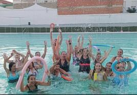 Curso de natación para adultos del pasado verano.
