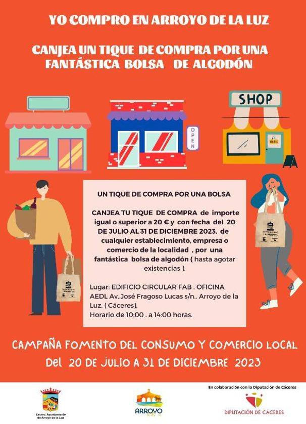 Comienza la nueva campaña 'Yo compro en Arroyo de la Luz'