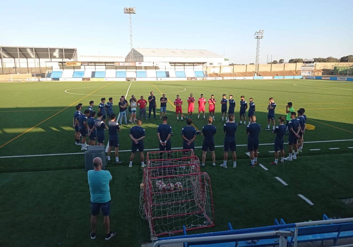 Primera sesión de entrenamiento del Arroyo CP.
