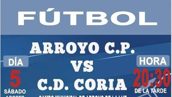 El Arroyo CP comienza la pretemporada frente al CD Coria