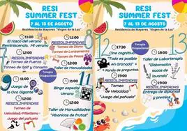Las actividades del verano llegan a la Residencia de Mayores con el Resi Summer Fest