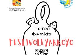 Últimos días para inscribirse en el Torneo Mixto 4x4 Festivoleyarroyo