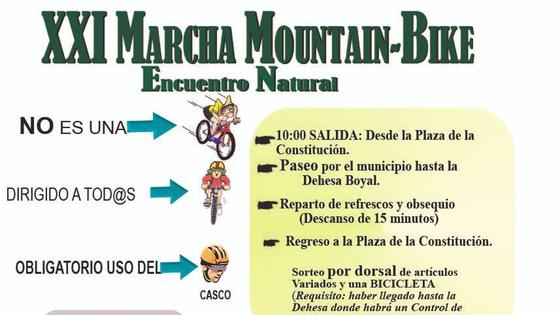 Abiertas las inscripciones para la XX Marcha Mountain Bike
