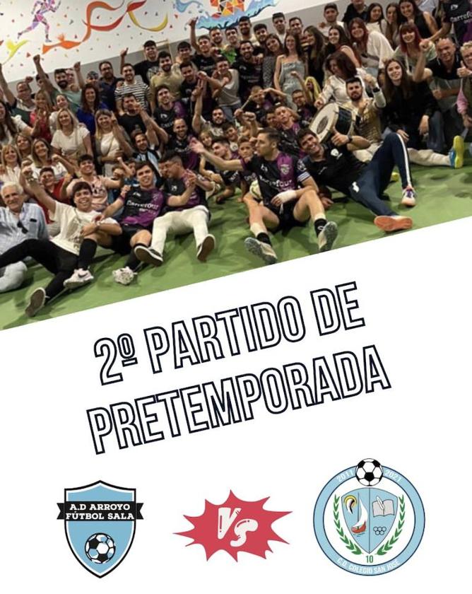 El Arroyo FS recibe al División de Honor CD San José para su segundo partido de pretemporada