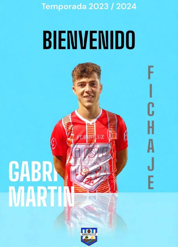 Gabri Martín, último fichaje del Arroyo CP