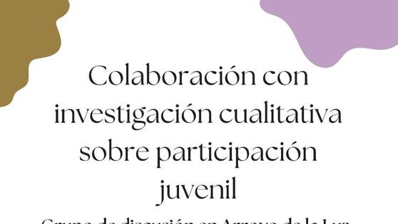 Grupo de discusión para la investigación cualitativa sobre participación juvenil en el ECJ