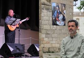 Justo Andrés Chaves y el profesor Antonio Toranzo.