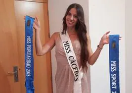 Marta Roldán; Miss Cáceres, Miss Popularidad y Miss Sport 2023