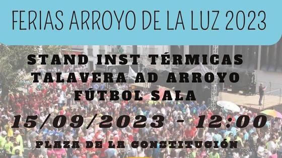 El equipo de fútbol sala de Arroyo de la Luz estará en la plaza durante el Día de las Familias