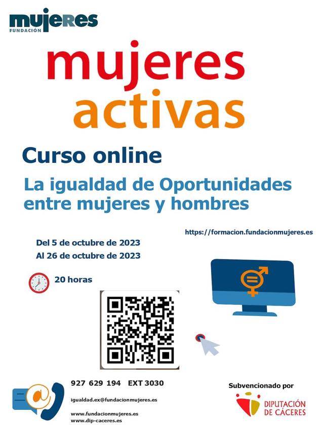 Curso online 'La igualdad de oportunidades entre mujeres y hombres'