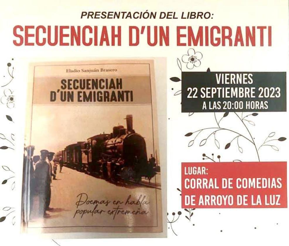 Eladio Sanjuán presenta 'Secuenciah d´un emigranti'