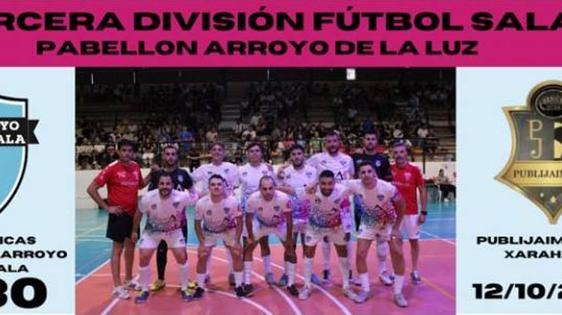 El equipo arroyano de fútbol sala recibe en casa al Publijaime Villa Xarahiz