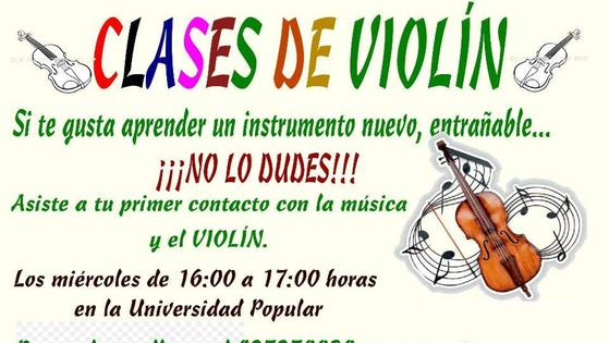 Clases de violín en Arroyo de la Luz