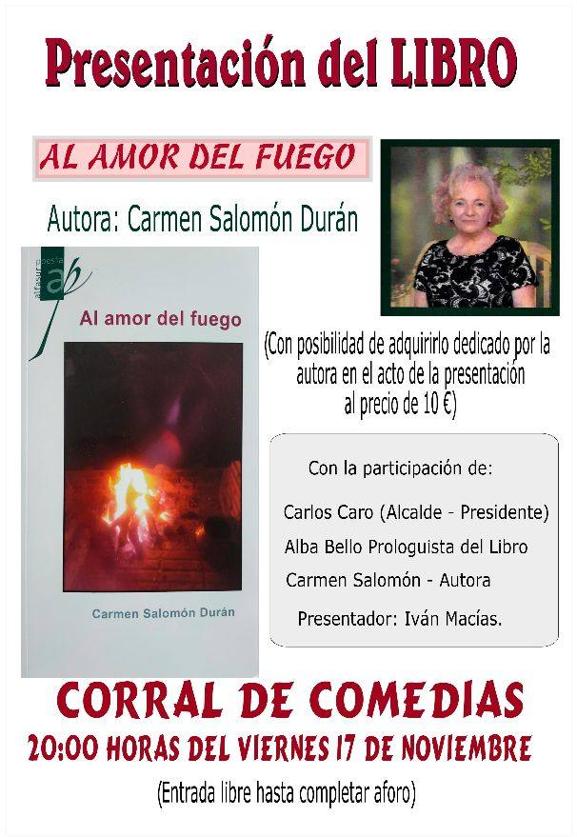 Carmen Salomón presenta &#039;Al amor del fuego&#039;