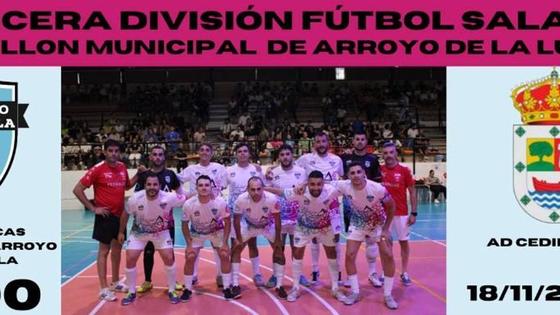 El Arroyo FS recibe al Cedillo para la novena jornada