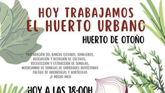 Nueva cita para trabajar el huerto urbano del ECJ