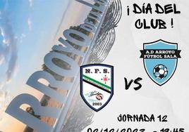 El Arroyo FS celebra el Día del Club recibiendo al Navalmoral FS